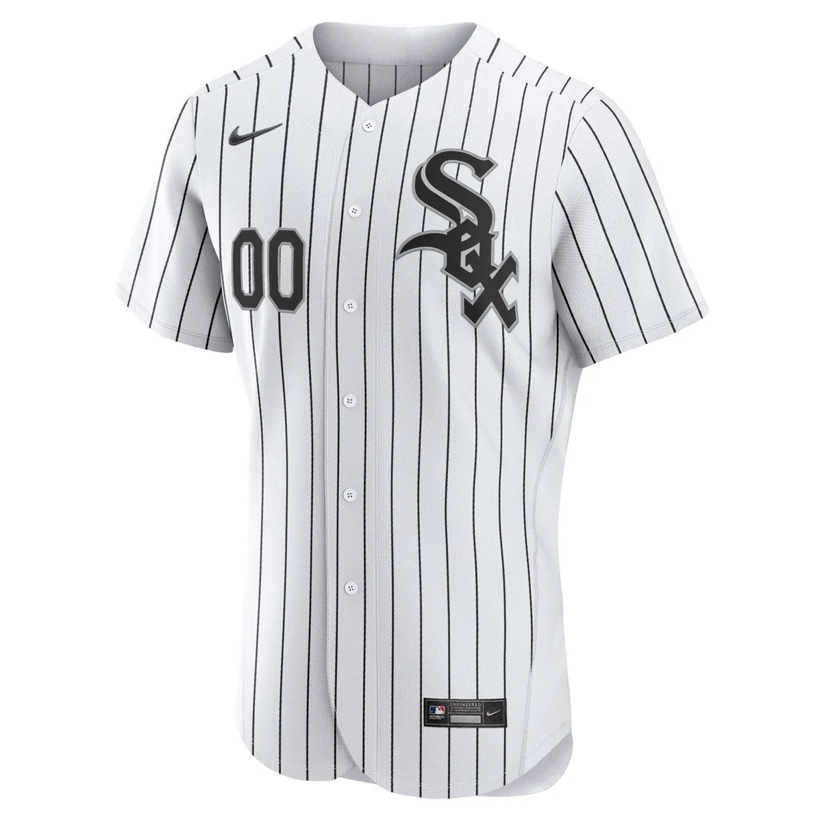 nike personalized White Sox Pinstripe Jersey - Hình 2