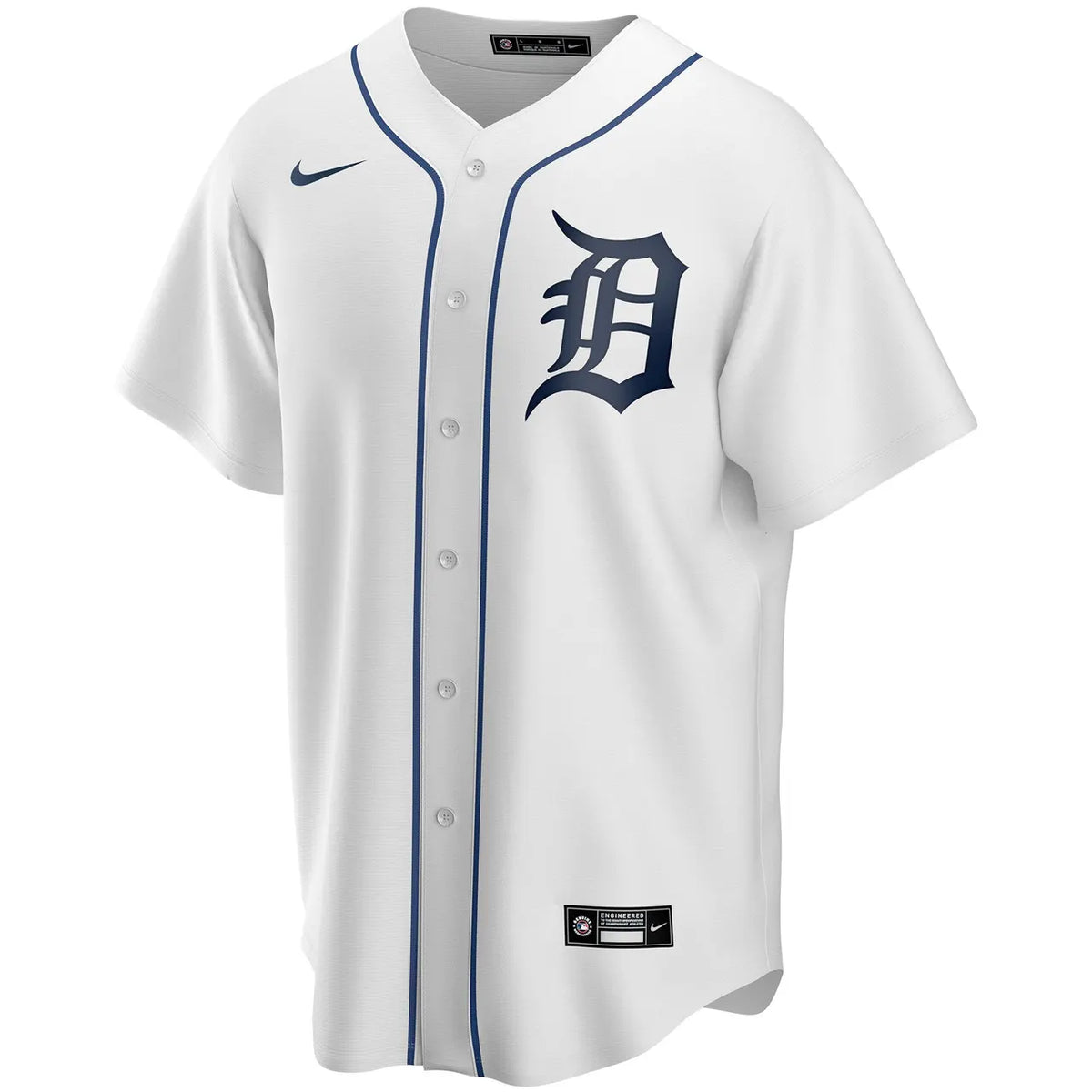 Nike Tigers White Custom Jersey - Hình 2