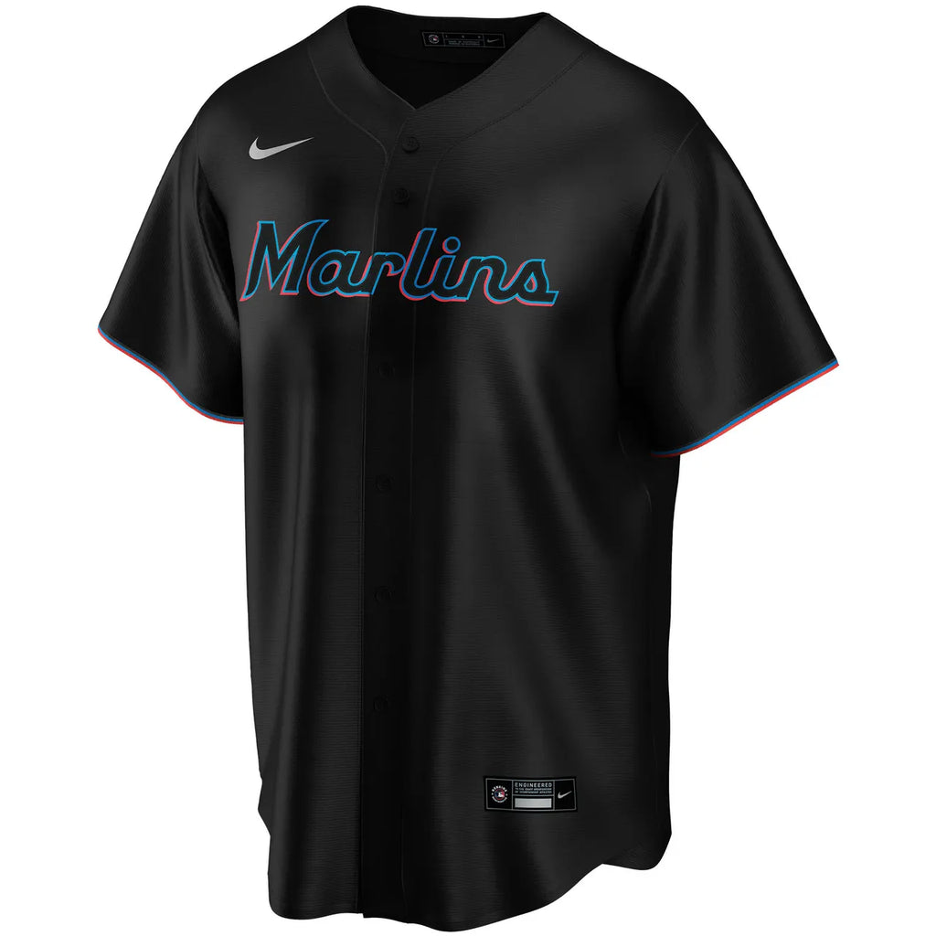 Black Marlins Custom Jersey nike - Hình 2
