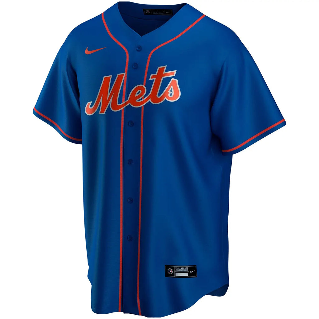 nike personalize Mets Royal Blue Custom Jersey - Hình 2
