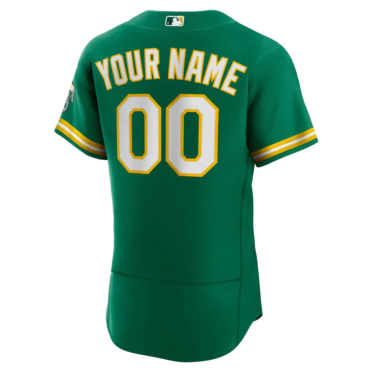 oakland Nike Athletics Green Custom Jersey - Hình 3