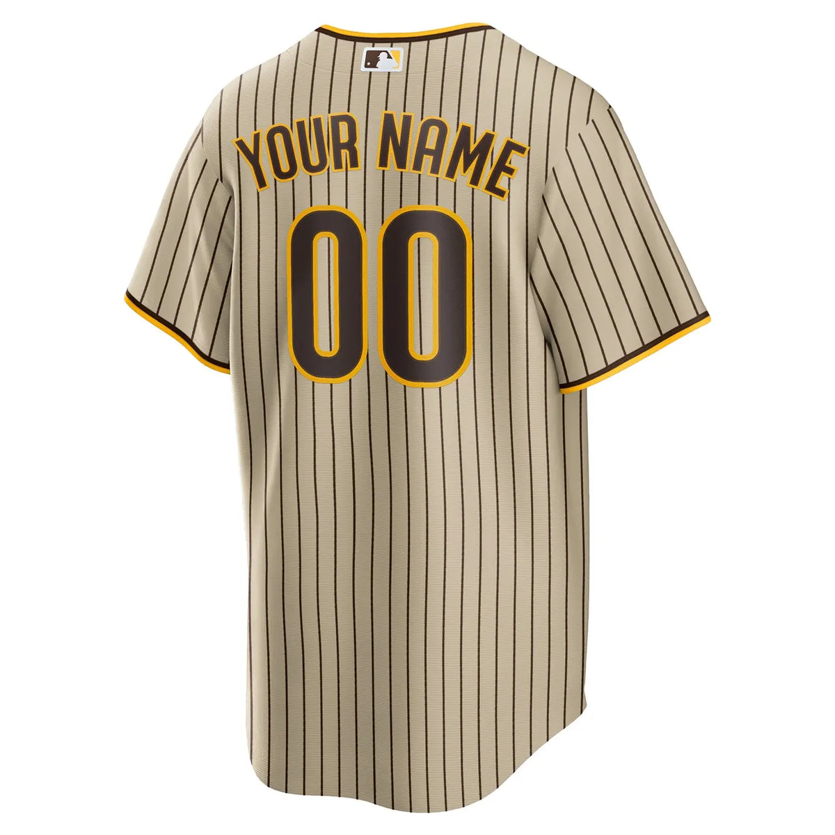 Padres Tan Pinstripe Jersey nike - Hình 3
