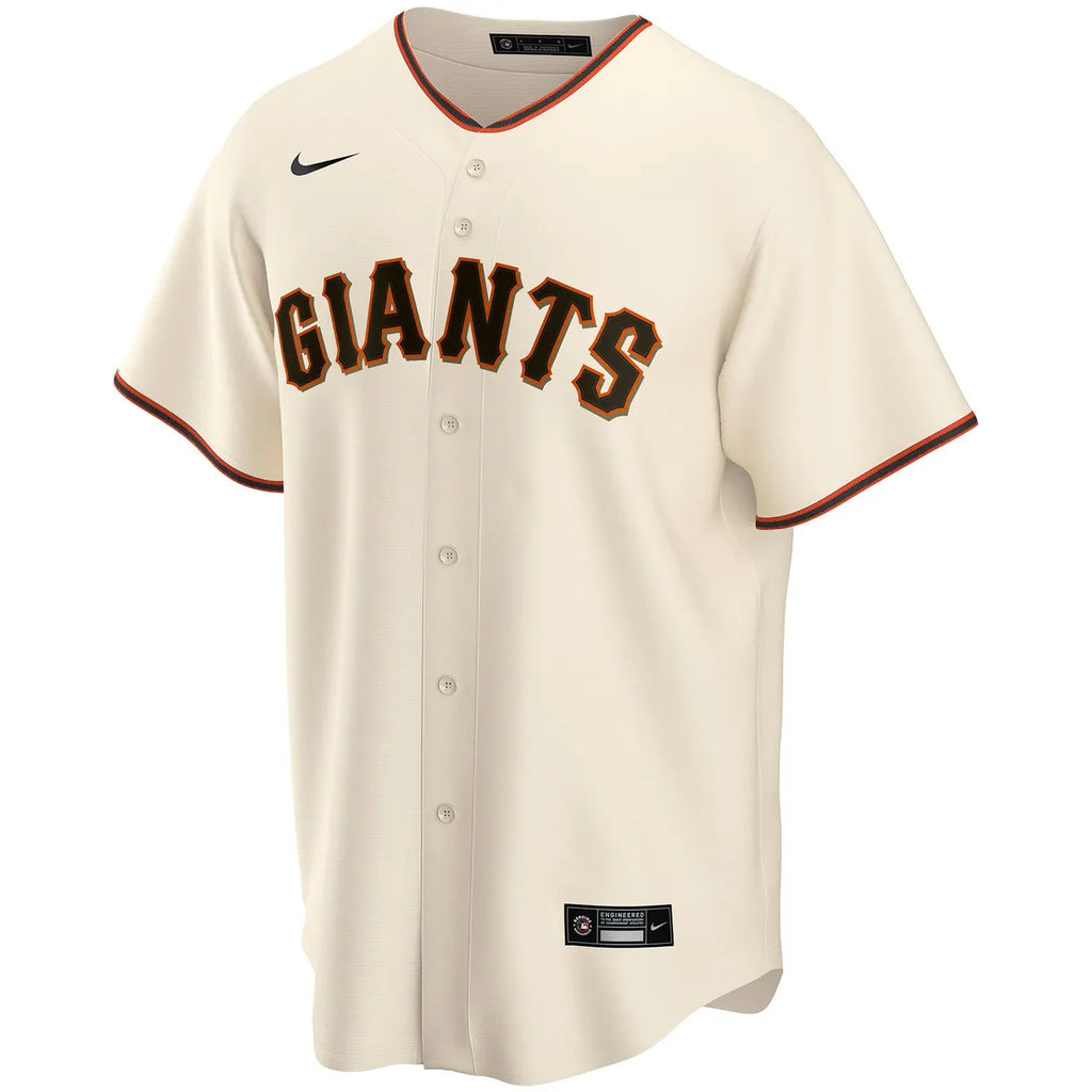 nike personalized Giants Cream Custom Jersey - Hình 2