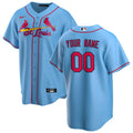 nike personalized Cardinals Light Blue Custom Jersey