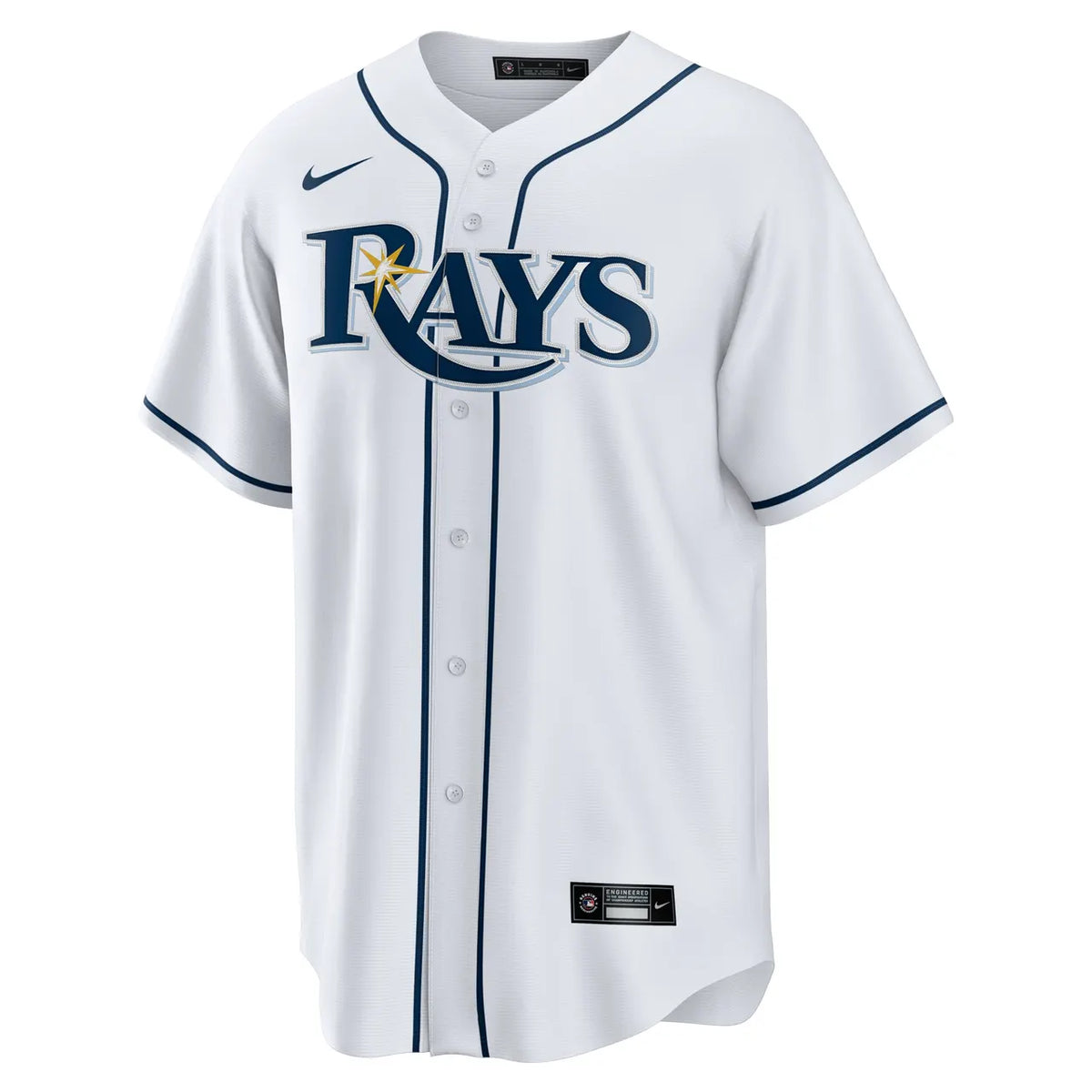 Nike Rays White Personalized Jersey - Hình 2