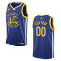 nike city Warriors Blue Custom Jersey
