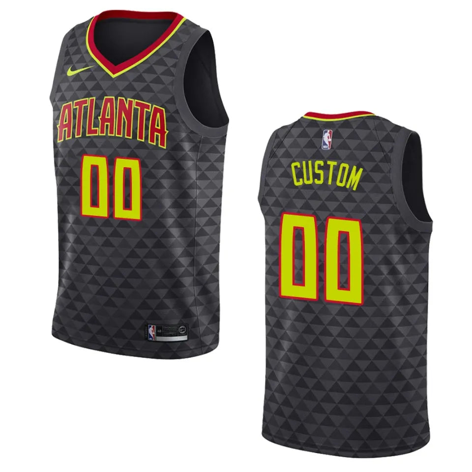 Hawks Custom Black Jersey
