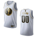 Mavs White Golden Custom Jersey