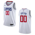 Clippers White Custom Jersey