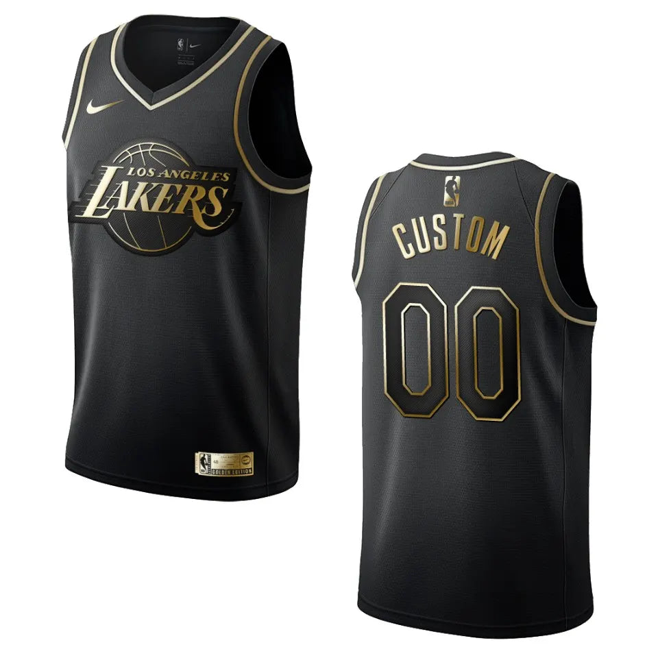Lakers Black Golden Jersey