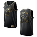 Heat Black & Gold Custom Jersey