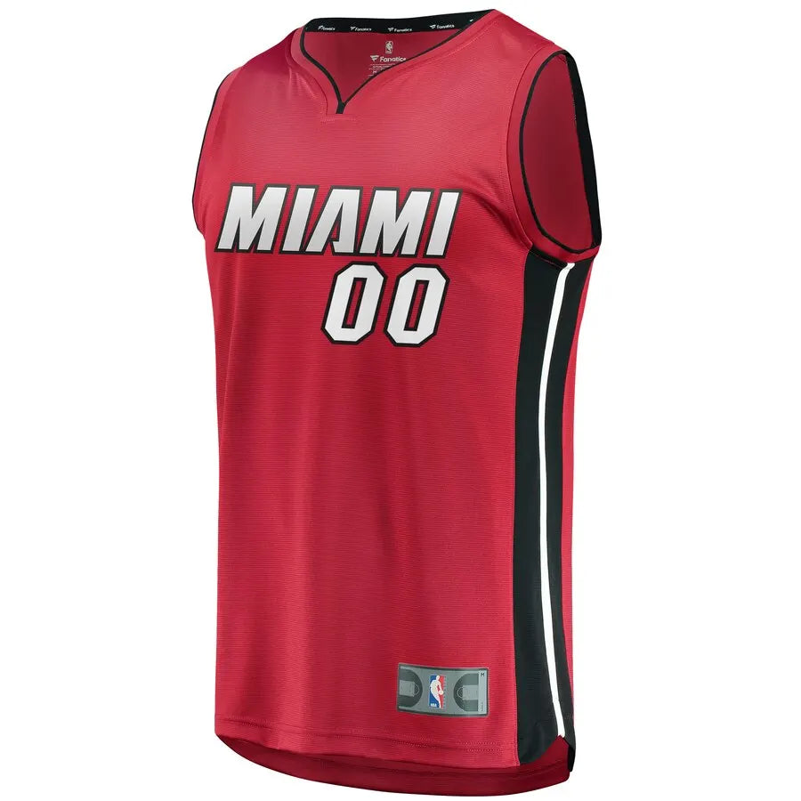 Miami Heat Red Custom Jersey - Hình 2