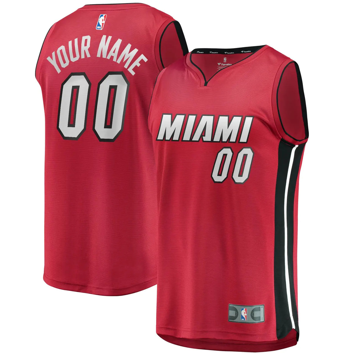 Miami Heat Custom Red Jersey - Hình 2