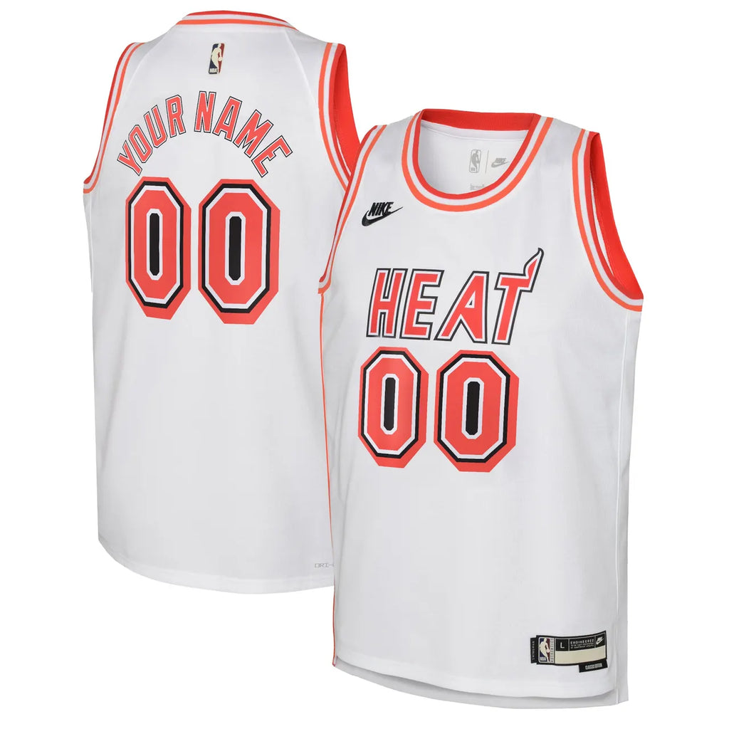 nike Heat White Custom Jersey