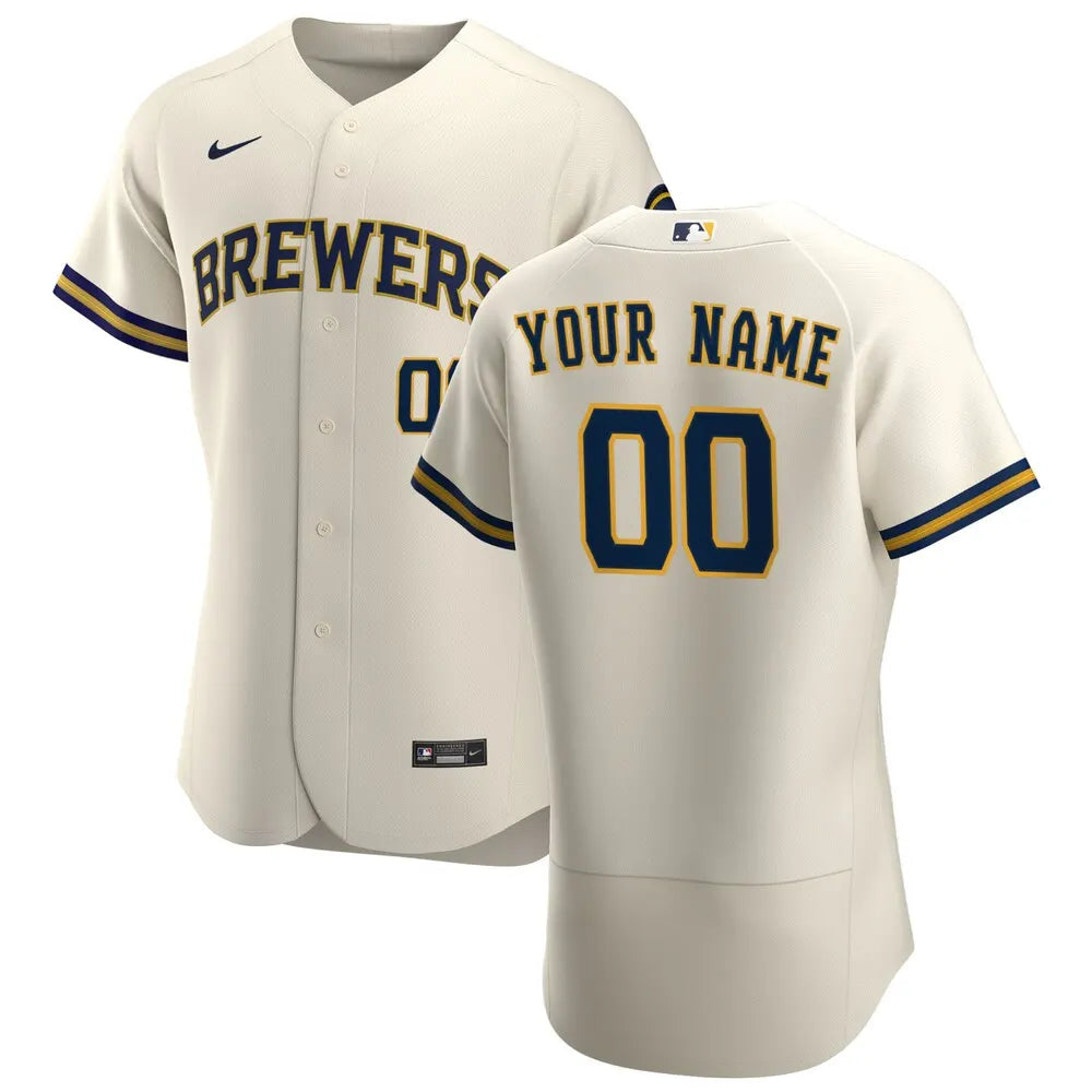 Nike Brewers Cream Custom