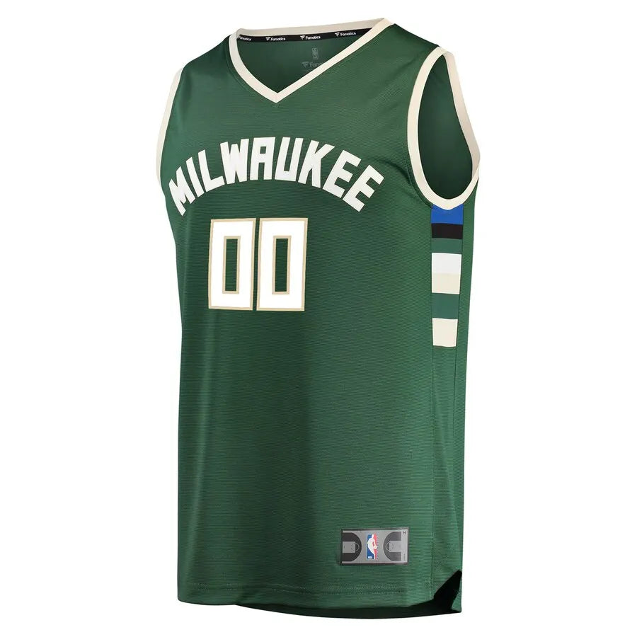 fanatics Bucks Green Custom Jersey - Hình 2