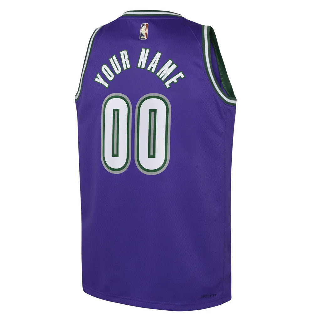 Bucks Purple Custom Jersey - Hình 3