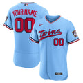 Twins Powder Blue Custom Jersey
