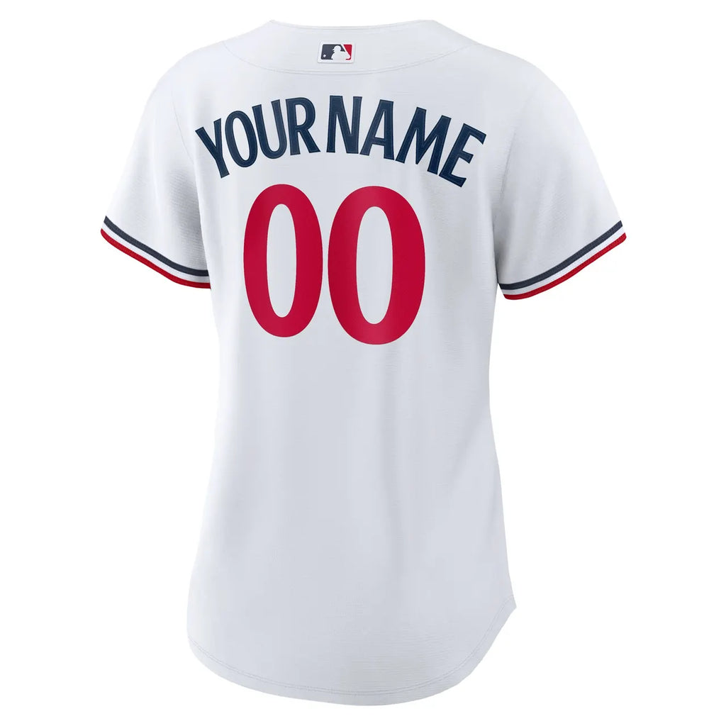 nike Twins White Custom Jersey - Hình 4