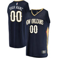 fanatics Pelicans Navy Jersey Custom