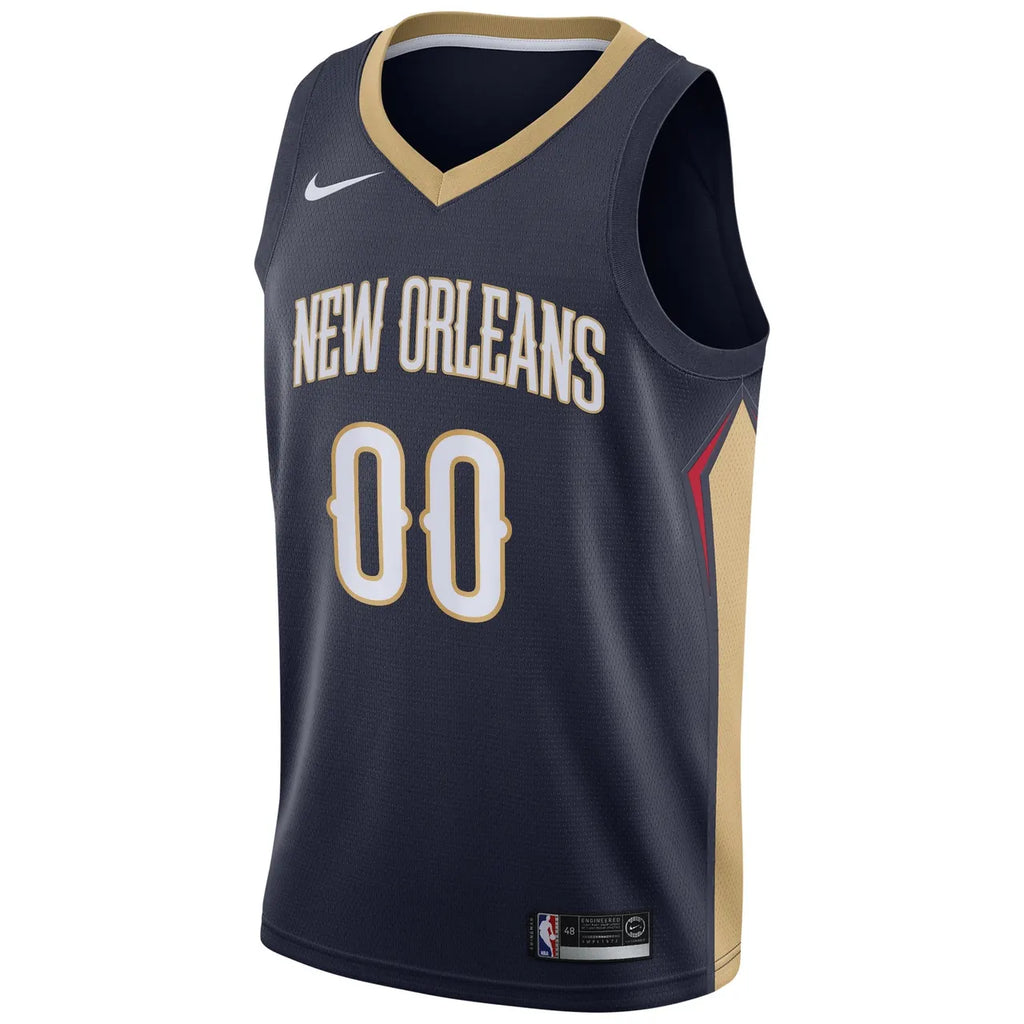 Pelicans Navy Custom Jersey nike - Hình 2