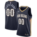 nike Pelicans Navy Custom Jersey