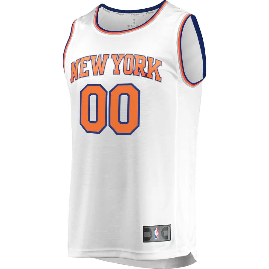 custom Fanatics Knicks White Jersey - Hình 2