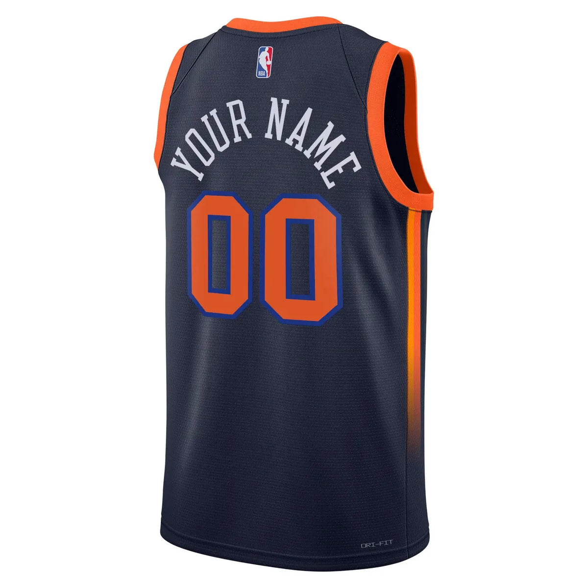 Jordan Knicks Navy Jersey - Hình 3
