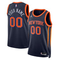 Jordan Knicks Navy Jersey