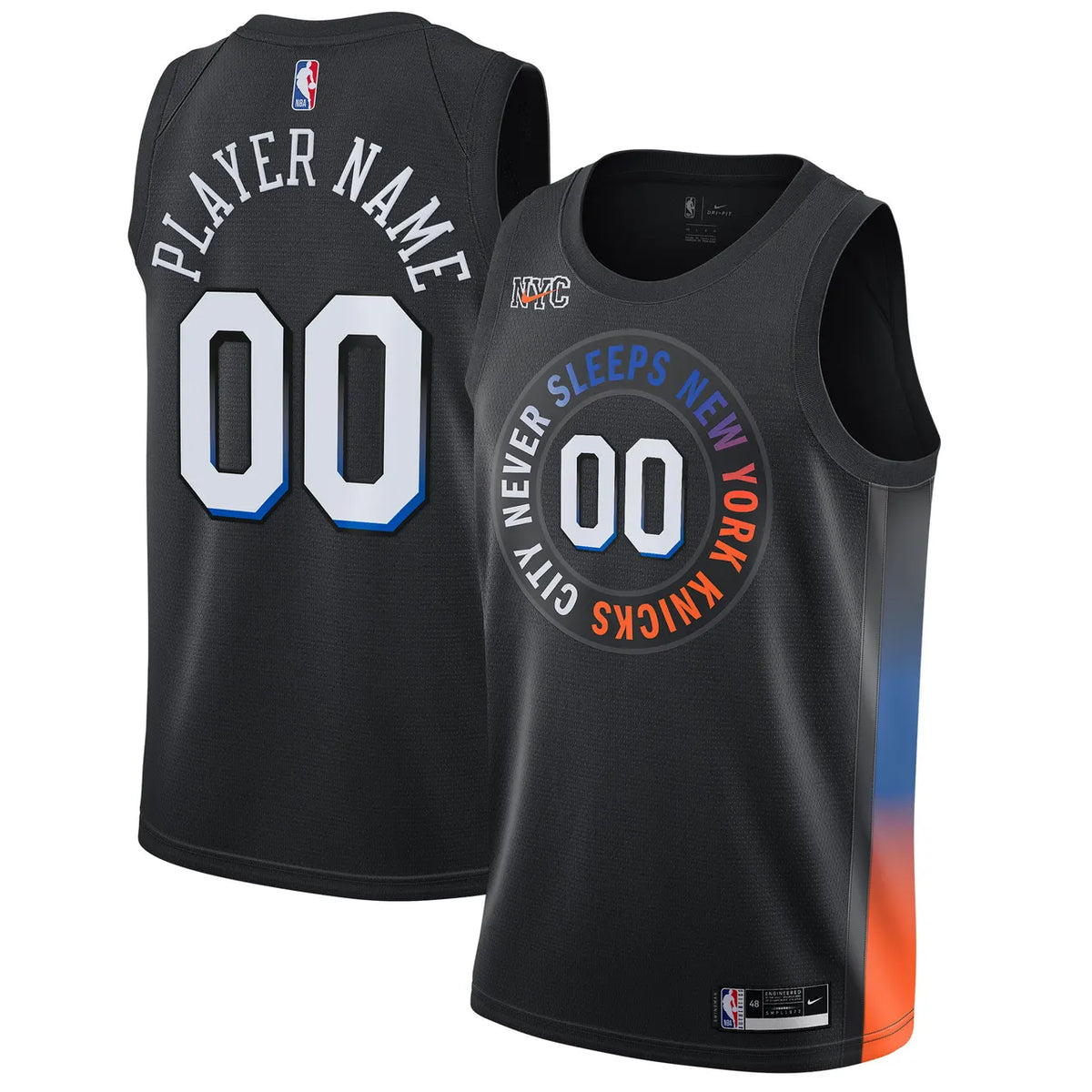 Nike Knicks Black Icon Jersey - Hình 2