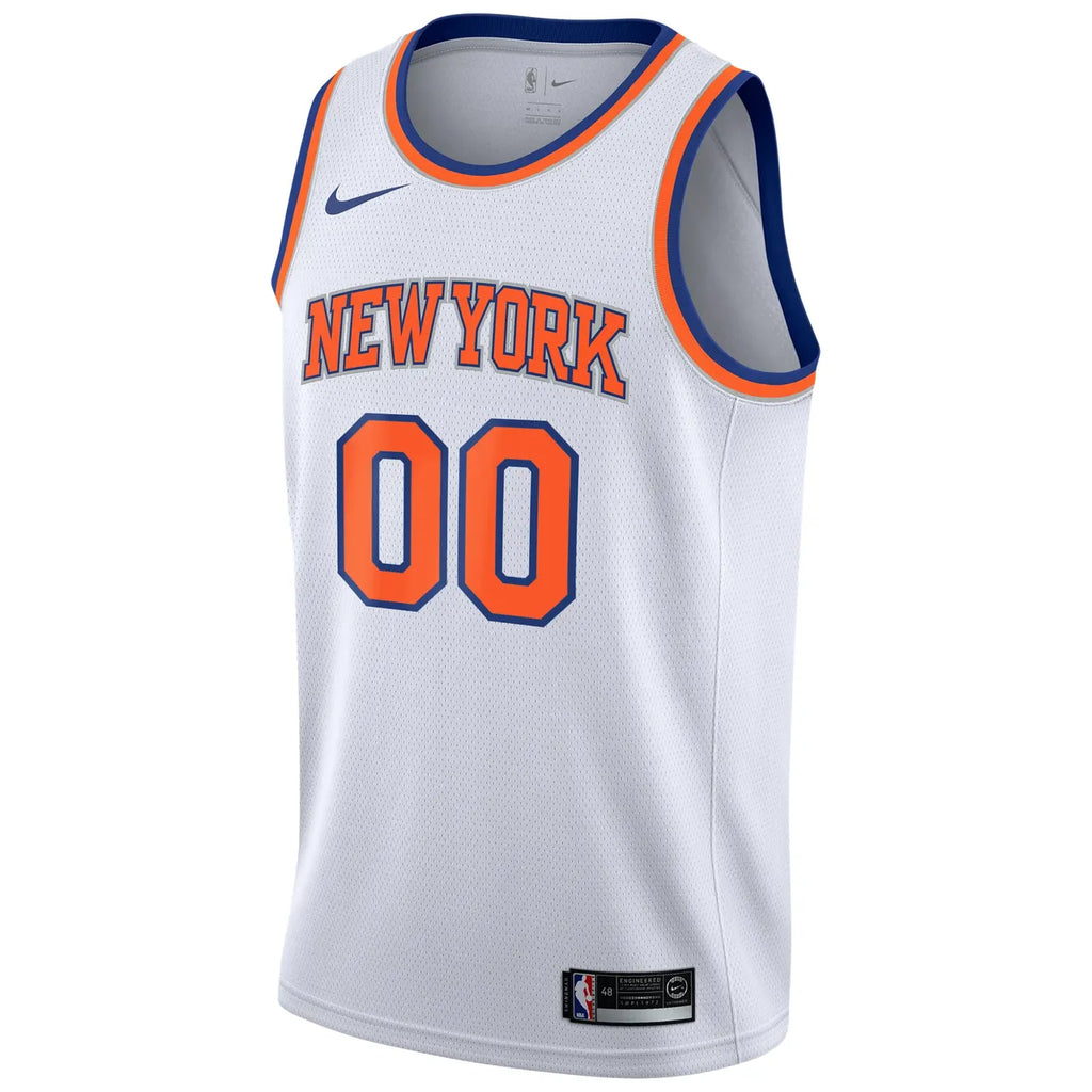 Knicks White Custom Jersey - Hình 2