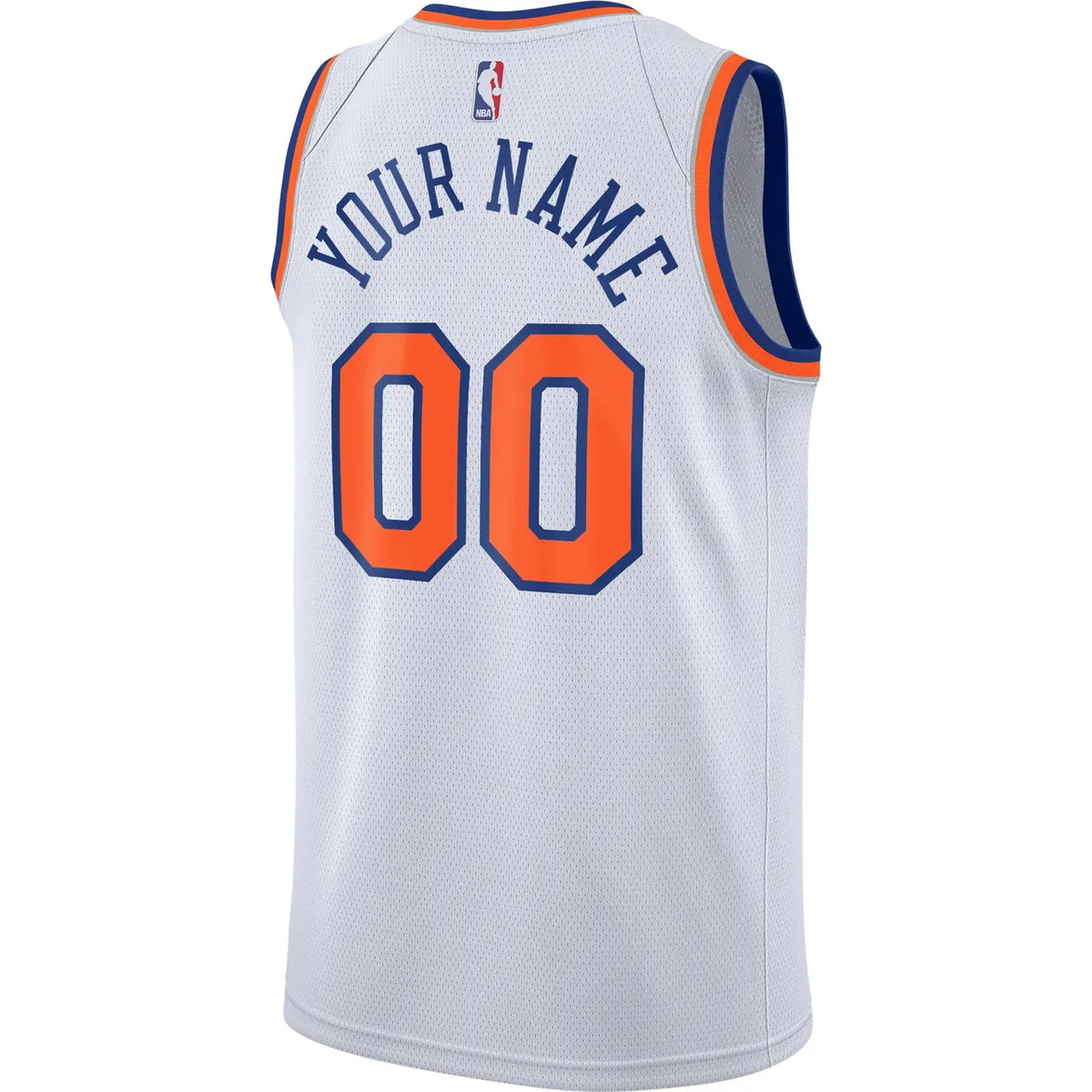 Nike Knicks White Jersey Custom - Hình 3