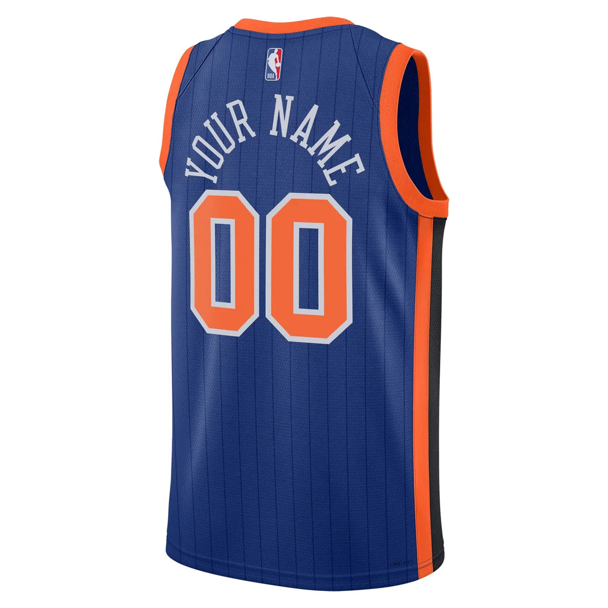 nike Knicks Blue Custom Jersey - Hình 3