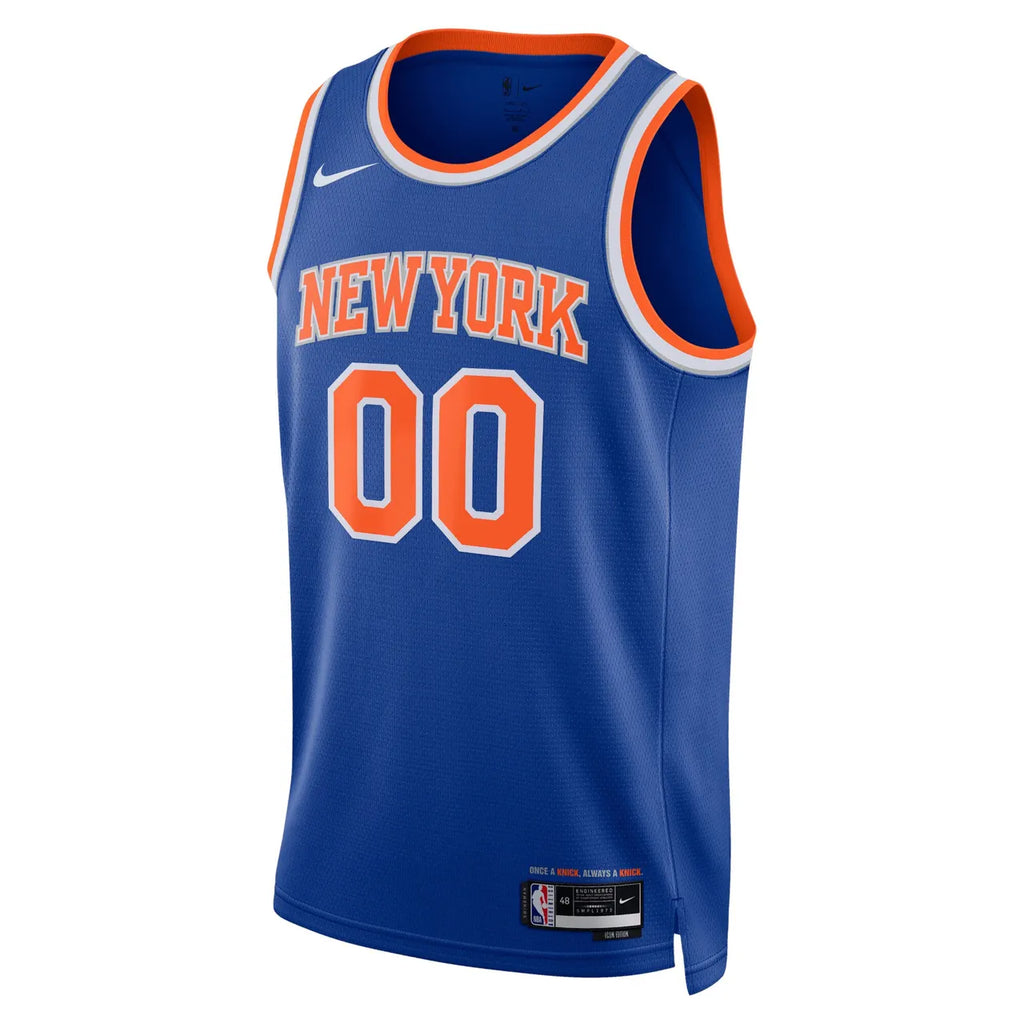 Knicks Blue Custom Jersey - Hình 3