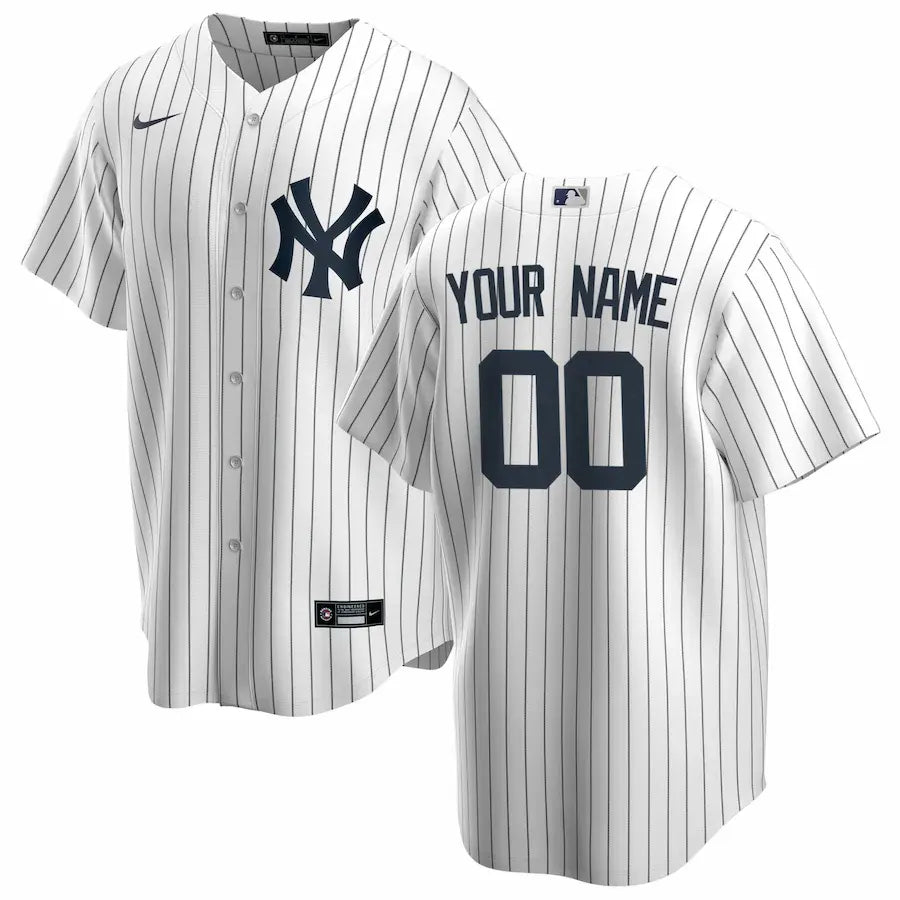 nike personalized Yankees Pinstripe Custom Jersey