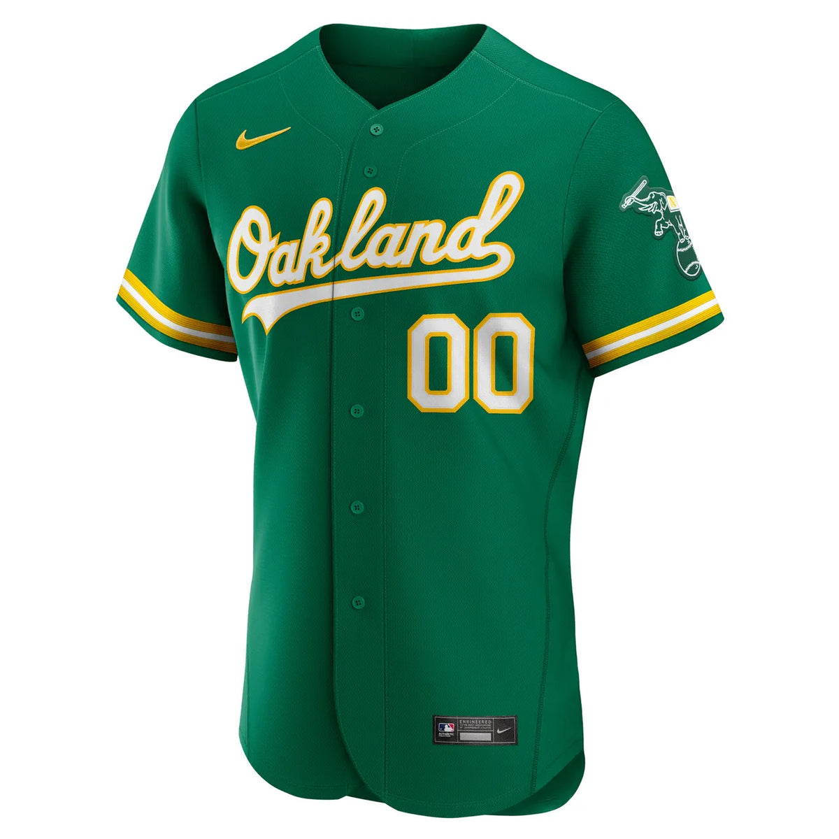 Oakland Athletics Green Custom Jersey - Hình 3