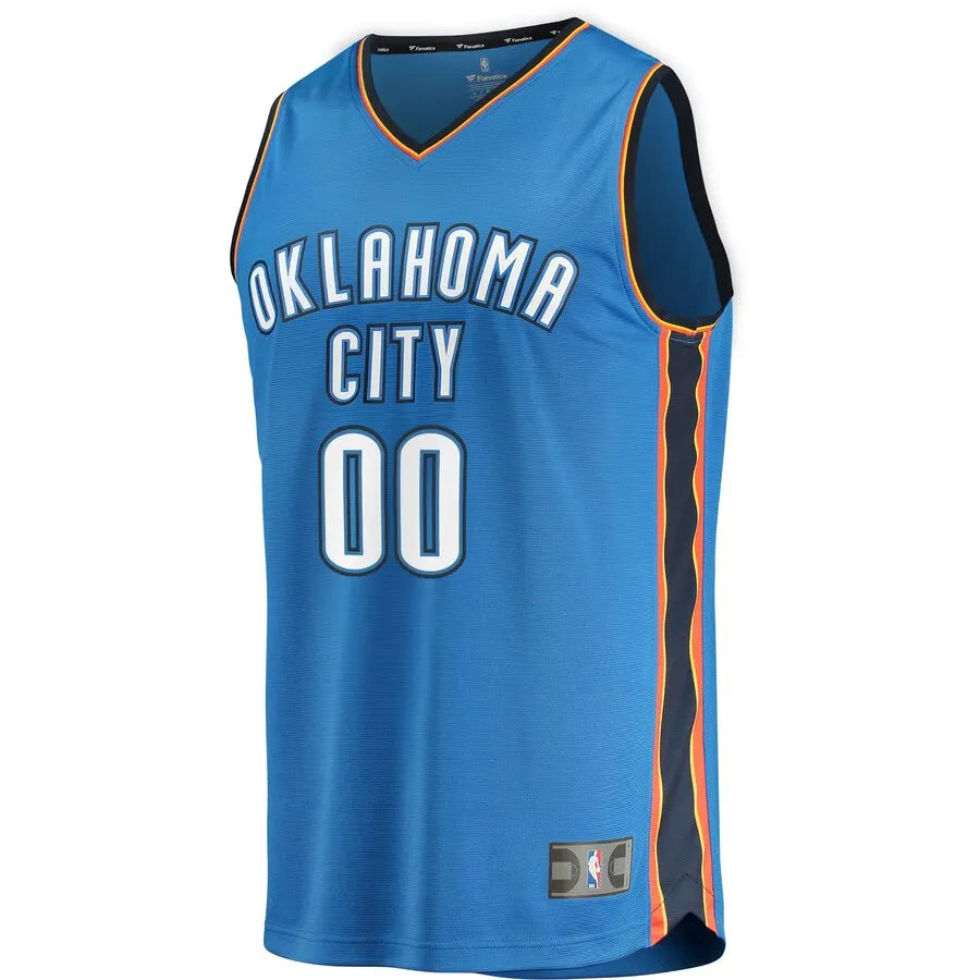 OKC Blue Custom Jersey - Hình 2