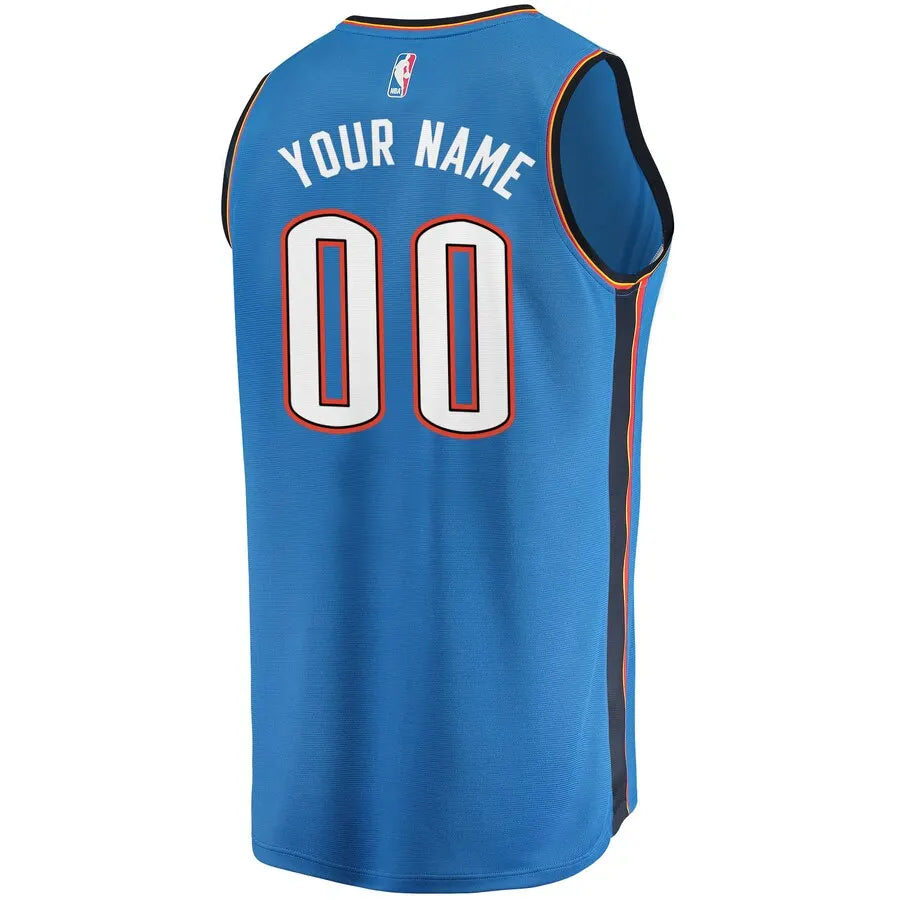 custom Fanatics Thunder Blue Jersey - Hình 3