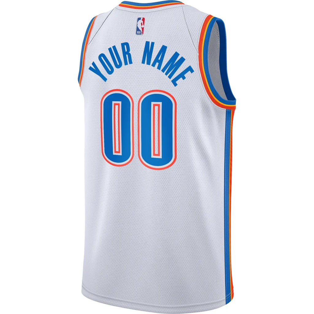 OKC Thunder White Jersey - Hình 3
