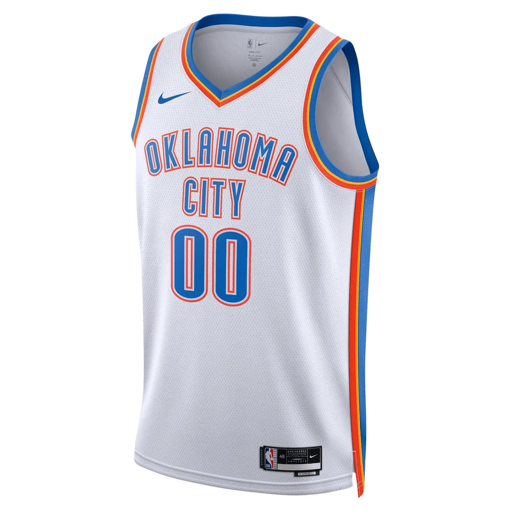 Nike OKC White Jersey Custom - Hình 2