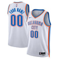 Nike OKC White Jersey Custom