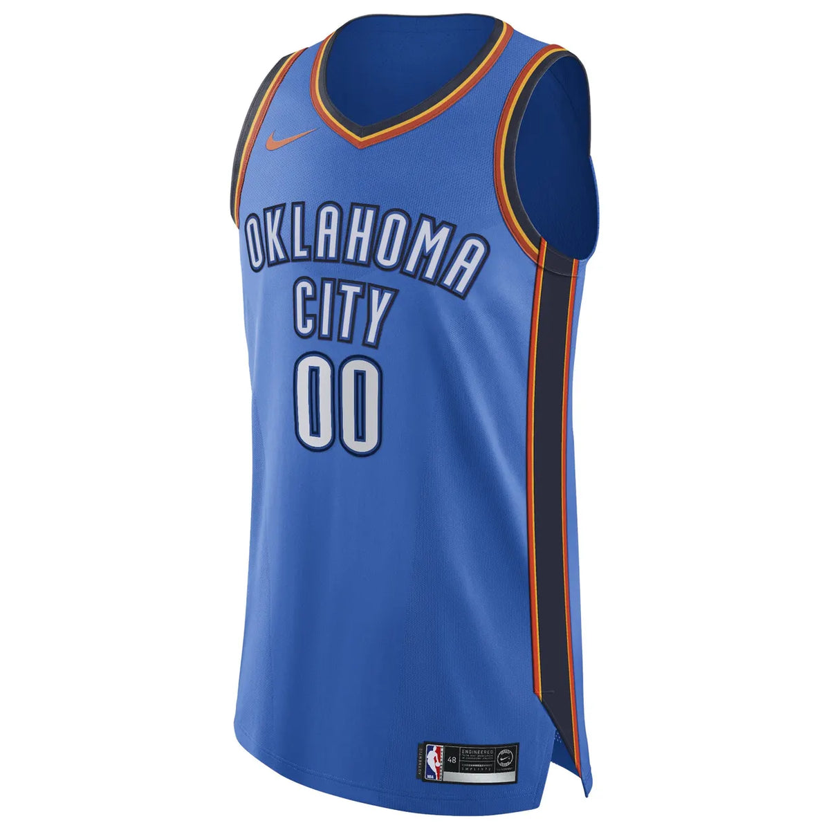 Oklahoma City Thunder Blue Custom Jersey - Hình 3