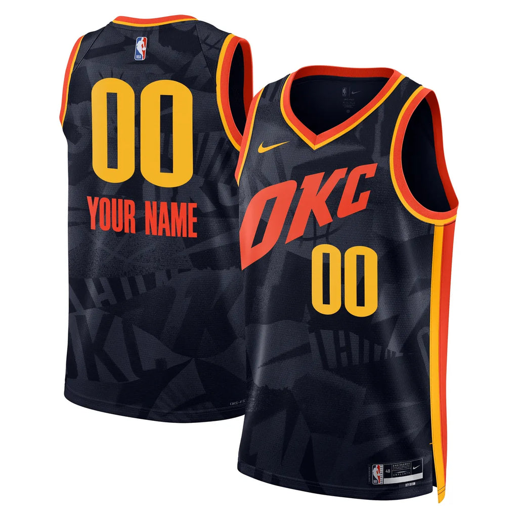 Nike OKC Thunder Navy Jersey