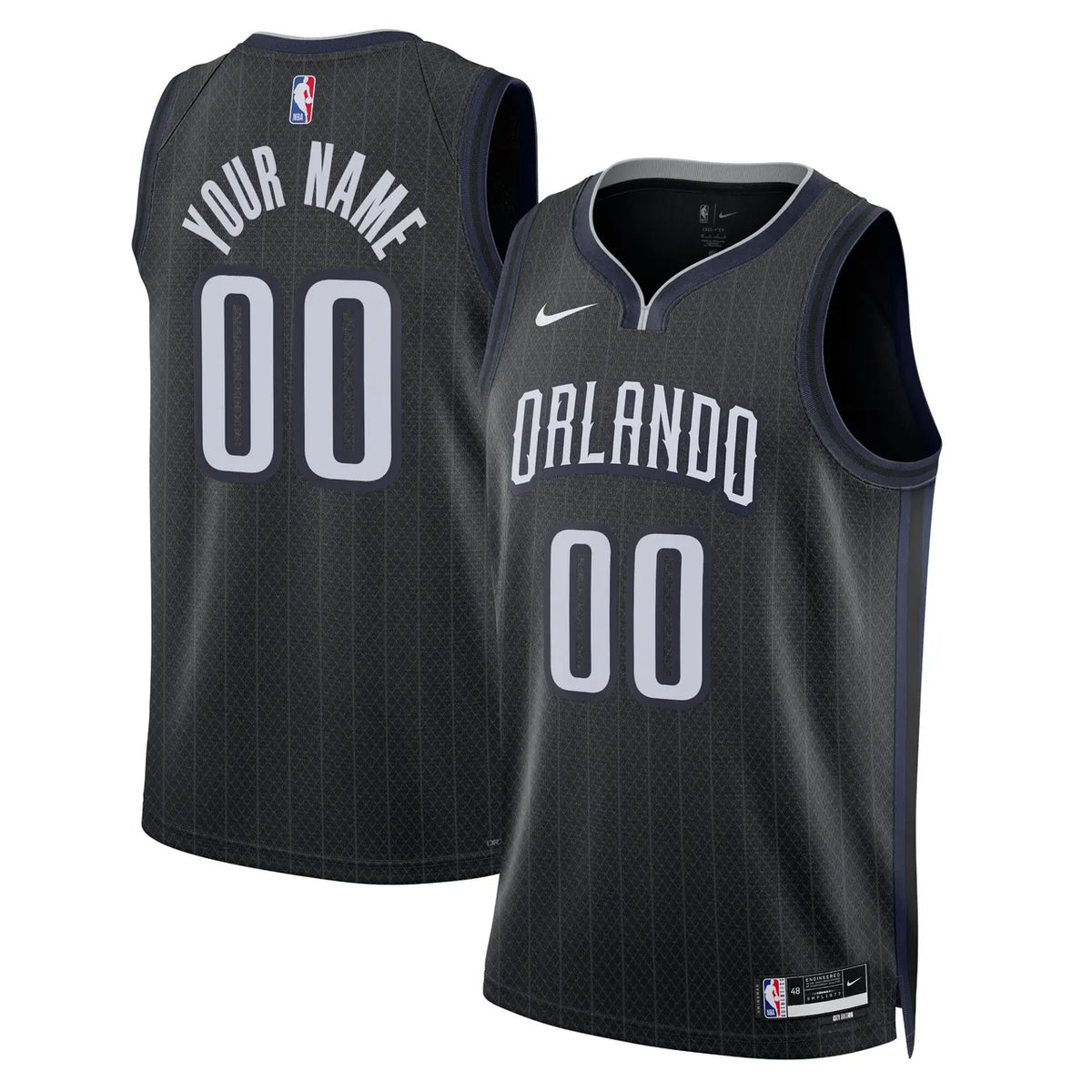 nike Orlando Magic Black Jersey - Hình 2