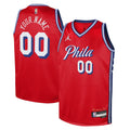 76ers Red Custom Jersey