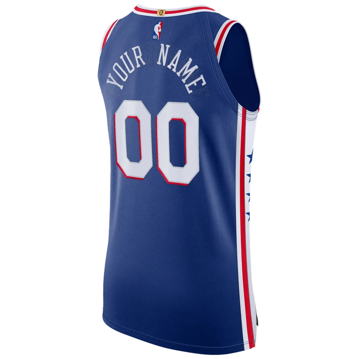 76ers Royal Blue Jersey - Hình 3
