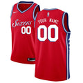Sixers Custom Red Jersey