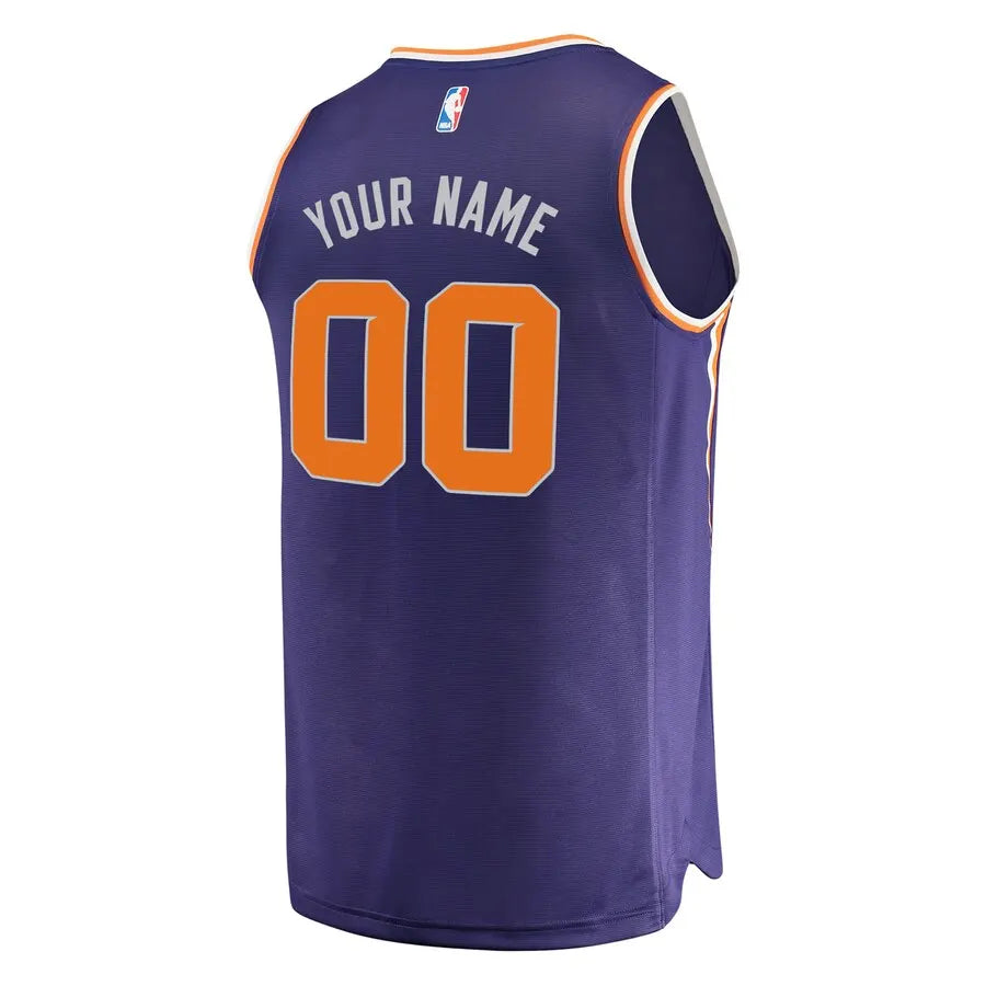 fanatics Suns Purple Custom Jersey - Hình 2
