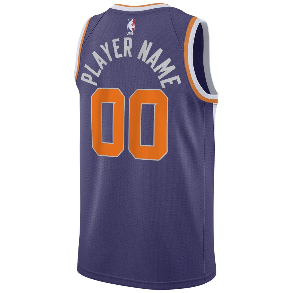 custom player Nike Suns Purple Jersey - Hình 4