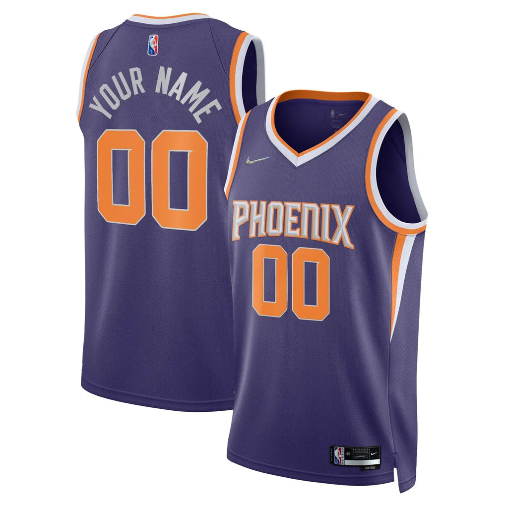 custom icon Nike Suns Purple Jersey - Hình 2